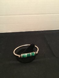 Sterling And Malachite Bracelet