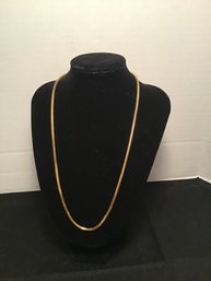 Gold Over Sterling Chain Necklace