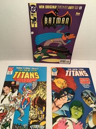 3 DC Comics, Teen Titans, Batman