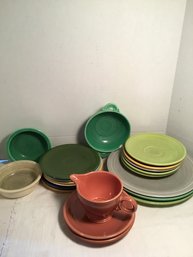 Large Early Fiesta Ware Lot. NO SHIPPING.