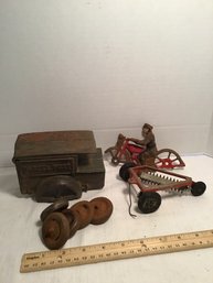 Antique Cast Iron Toy Lot