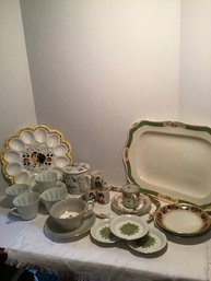 Large Porcelain And China Grouping, Nippon, Bavaria, NO SHIPPING