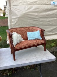 Tiny Antique-style Couch (or Large Doll Couch), Well Made