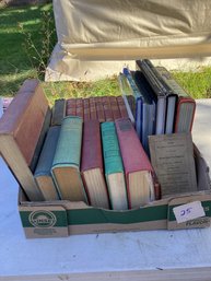 25, BOX LOT #25, Vintage And Antique Books, Electricity And Inventions, Thomas Edison, Etc.