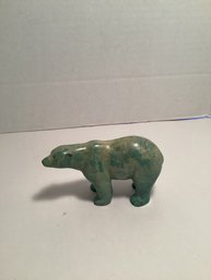 Carved Hard Stone Polar Bear, 4