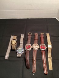 Vintage Watch Lot, Nike, Nike, Fake Rolex, Etc.