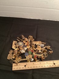 Lot Of Various Vintage Pins, Advertisement, Retail, POW/MIA, Etc.