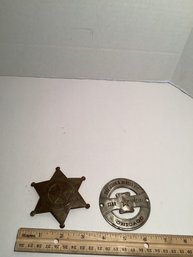 Vintage Texas Ranger Badge And Other