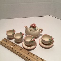 Vintage Porcelain Child Tea Set