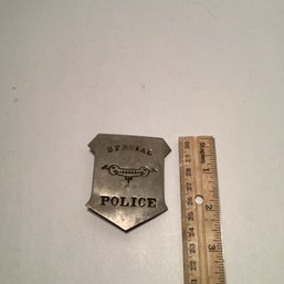 Vintage Special Police Badge, Metal