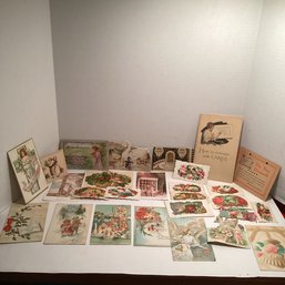 Antique Holiday Post Cards Lot And More, Christmas, Easter, Etc.