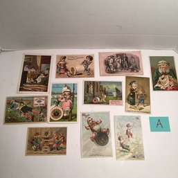 Really Nice Antique Advertising Card Lot (A), Willimantic, Thread, Etc.