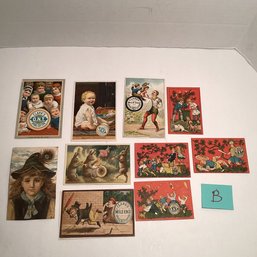 Really Nice Antique Advertising Card Lot (B), Willimantic, Thread, Etc.