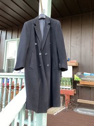 Vintage Mens Woven Top Coat, XL, See Pics, NO SHIPPING