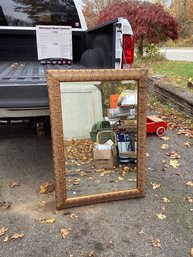 Large Decorative Mirror, Heavy, Gold Frame, NO SHIPPING.