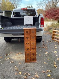 12 Drawer Cabinet, Great Size, NO SHIPPING.