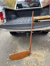 Vintage Wooden Sailboat Rudder, NO SHIPPING.