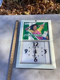 LOT 02, KOOL Cigarettes Advertising Clock, Untested, NO SHIPPING