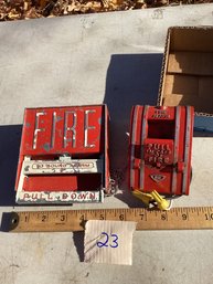 LOT 23, Vintage Fire Alarms (2)