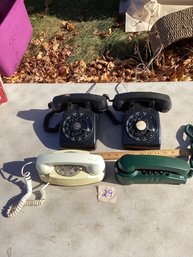 LOT 29, Vintage Telephone Lot, Rotary Dial, Etc., NO SHIPPING