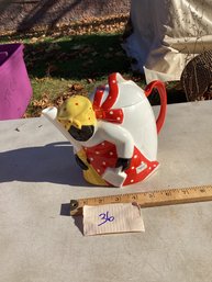 LOT 36, Retired Department 56 Americana Teapot, NO SHIPPING