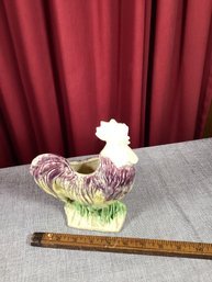 Rare McCoy Rooster Planter, Nice Colors!