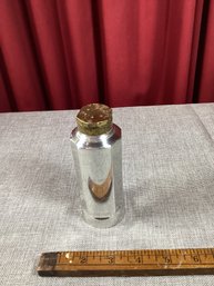 Vintage Yardley Powder Metal Shaker With Partial Contents, Brass Top