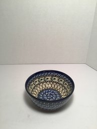 Vintage Unikat Polish Pottery Bowl