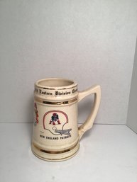 Patriots 1978 Eastern Division Champs Heavy Ceramic Beer Mug