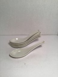 White Porcelain Chinese Spoons