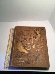 Large Antique HC Book, The Dore Bible Gallery, 100 Full Page Etchings