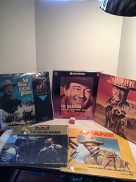 Vintage Laserdisc LOT A, (5), Western, John Wayne