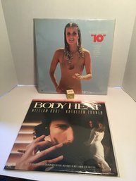 Vintage Laserdisc LOT C, (2), Bo Derek, 10, Body Heat