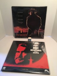 Vintage Laserdisc LOT D, (2), Eastwood, Connery