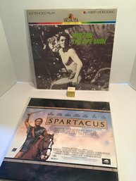 Vintage Laserdisc LOT G, (2), Weissmuller Tarzan, Spartacus