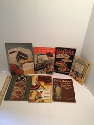 Vintage Small Cookbooks, Promotional, Mid Cenury