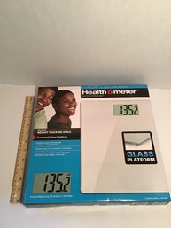 Health O Meter Glass Top Digital Scale, New In Box