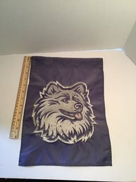 Vintage Huskies Small Flag, UConn, Connecticut, 15x11