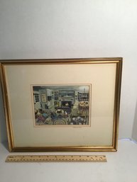 Rare Small Size Maxwell Mays Print, Pencil Signed