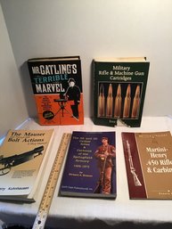 Vintage Book Collection, Guns, Rifles, Gatling, Machine Guns, Etc