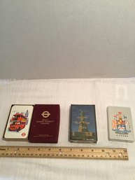 Vintage Playing Card Lot, Souvenir, London Transport, NYC, Canada