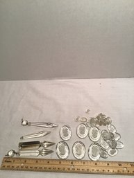 Chandelier Crystals And Cameo Cabochons, Good For Crafting Or Jewelry Making