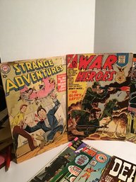 Collection Of Early Comic Books, 1960s Etc., Strange Adventures, Thor, Classics Illustrated, Etc.