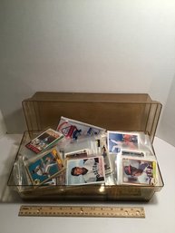 Plastic Bin Full Of 1980s And 1990s Baseball Cards, Unsearched