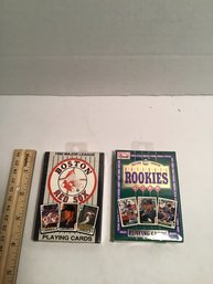 1991 And 1992 MLB Playing Cards, Sealed, Unopened