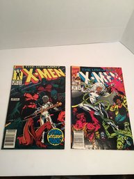 2 Issues Marvel Uncanny X-Men, #265 And #291, Fine Cond.