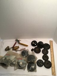 Vintage Radiator Hardware, Bakelite Knobs, Ball Valves, Etc.