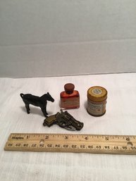 Smalls Lot, Antique, Vintage, Medical, Pocket Knife, Iron Horse