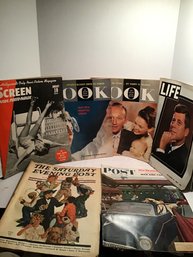 Early Social Magazines, Look, Life, Saturday Evening Post, Etc.