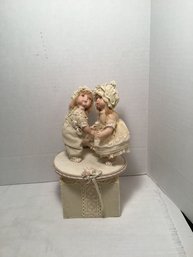 Vintage Marigio Doll Music Box